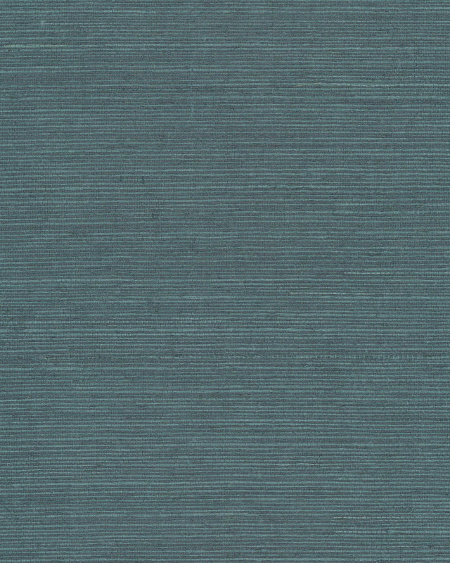 Ronald Redding Maguey Sisal Dark Teal Blue Wallpaper