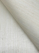 Ronald Redding Maguey Sisal Silver Silver Wallpaper