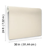 Ronald Redding Maguey Sisal Porcelain White Wallpaper