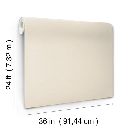 Ronald Redding Maguey Sisal Porcelain White Wallpaper