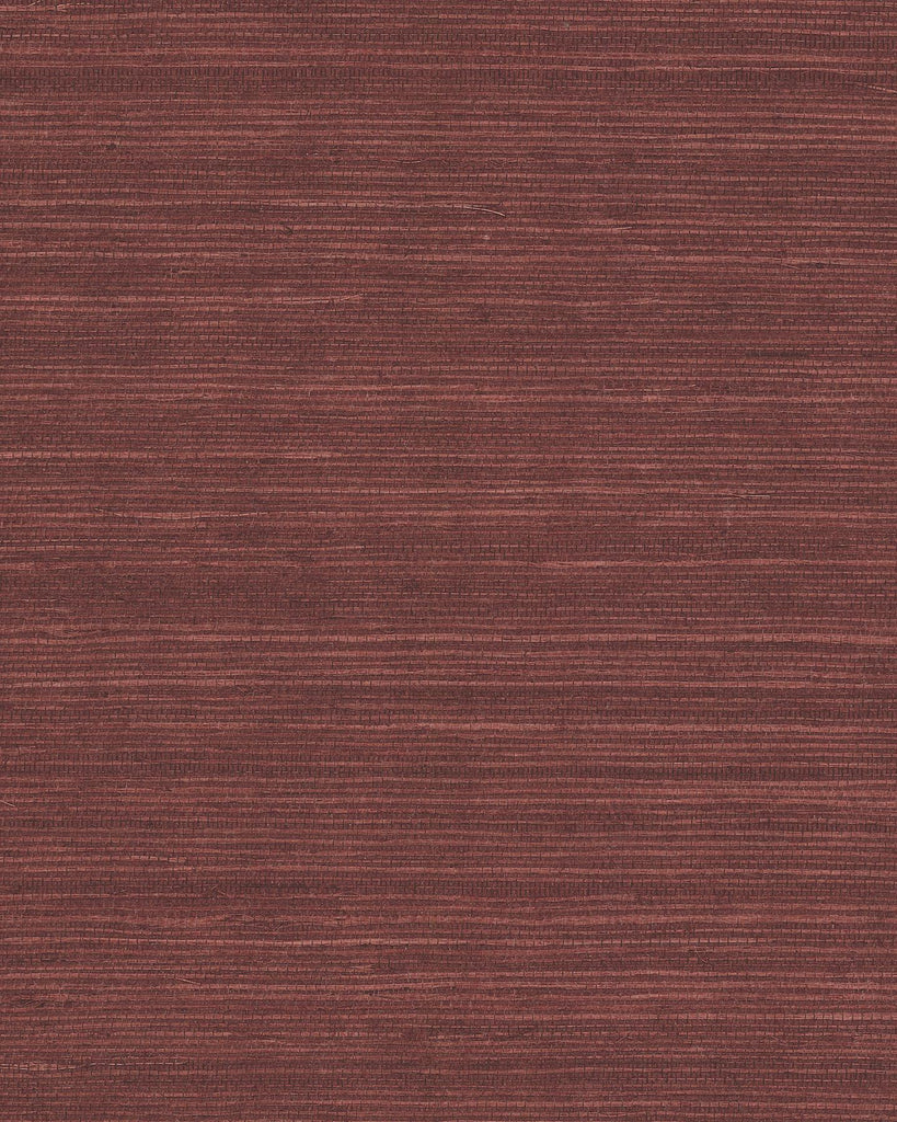 Ronald Redding Maguey Sisal Mulberry Red Wallpaper