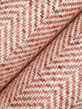 Ronald Redding Tailored Weave Red Red Wallpaper
