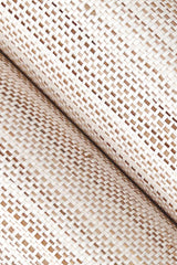 Ronald Redding Marled Abaca White White Wallpaper