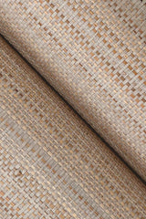 Ronald Redding Marled Abaca Taupe Brown Wallpaper