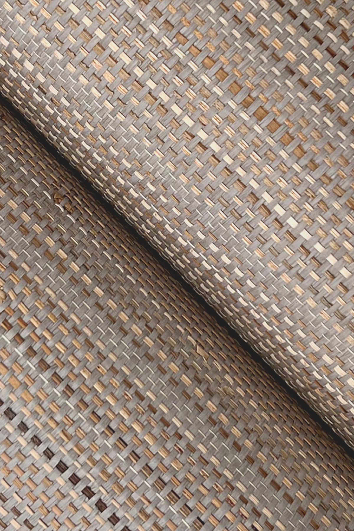 Ronald Redding Marled Abaca Grey Grey Wallpaper