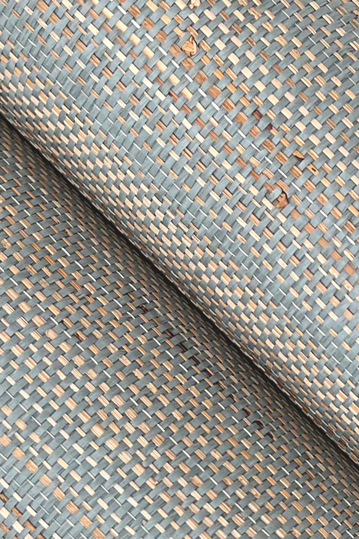 Ronald Redding Marled Abaca Spruce Green Wallpaper