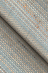 Ronald Redding Marled Abaca Spruce Green Wallpaper