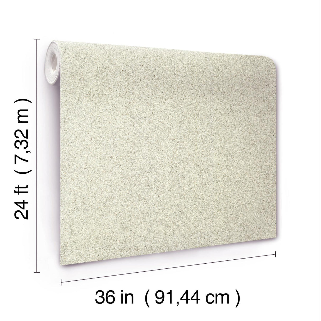 Ronald Redding Terra Mica Crystal White Wallpaper