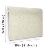 Ronald Redding Terra Mica Crystal White Wallpaper