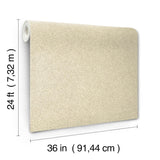 Ronald Redding Terra Mica Oyster Beige Wallpaper