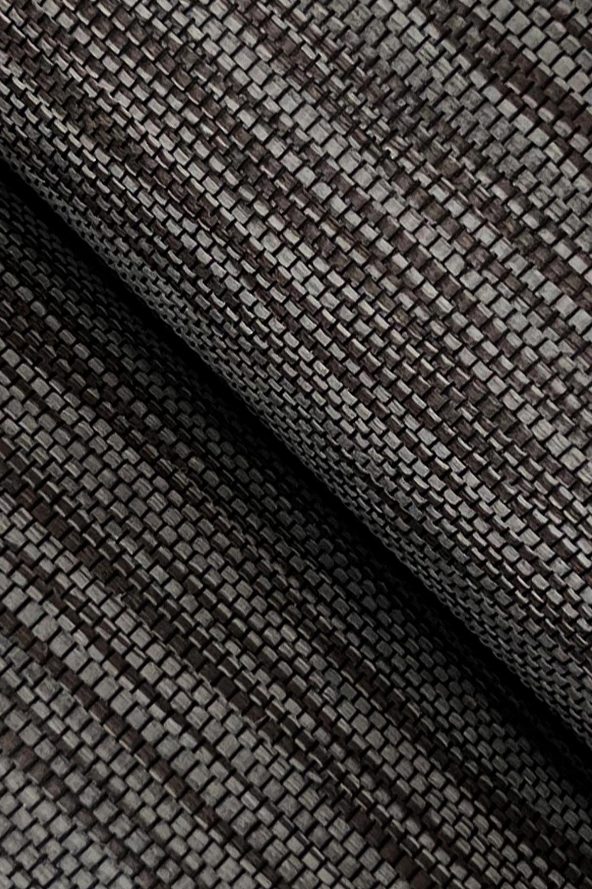 Ronald Redding Horizon Paperweave Black Black Wallpaper