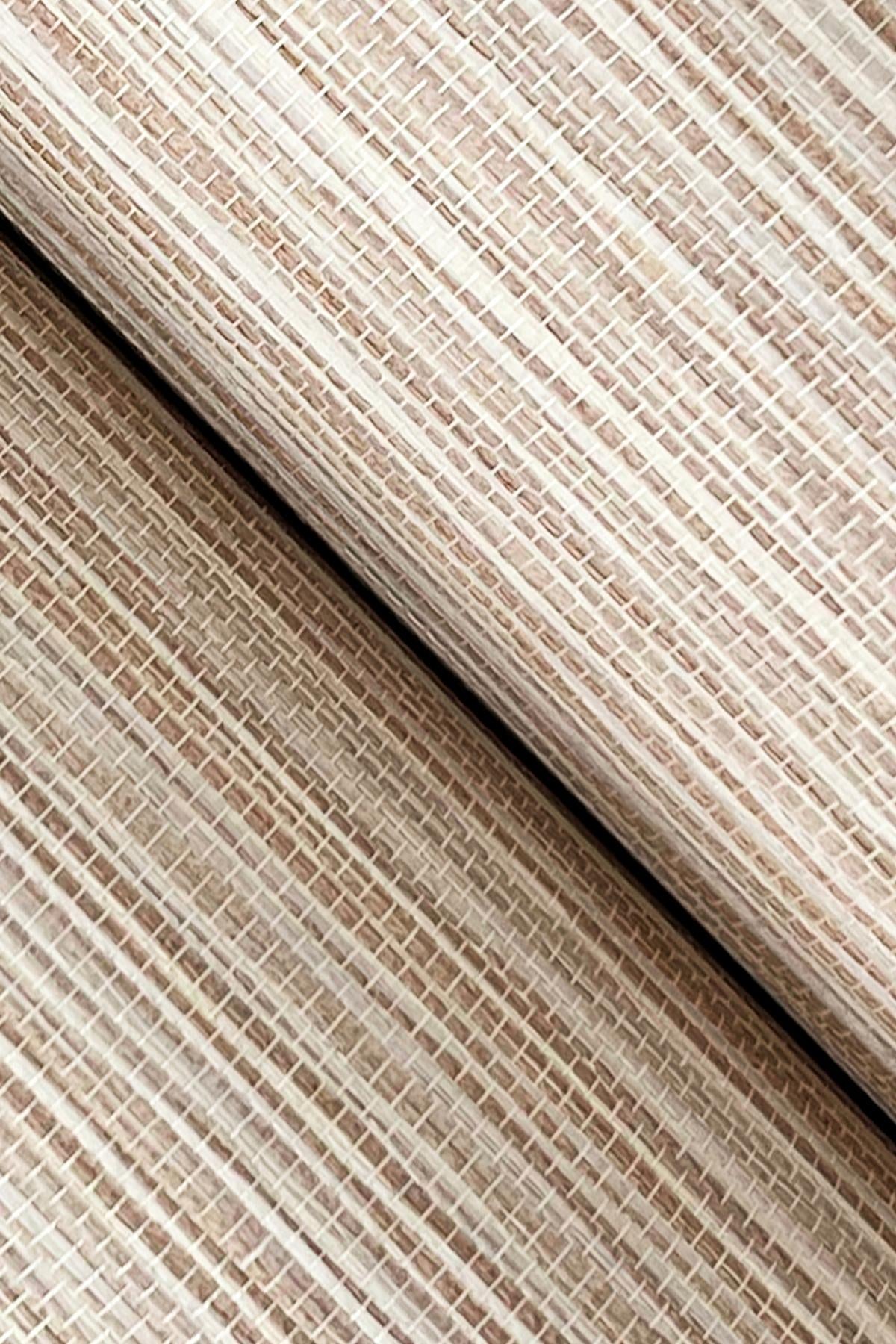 Ronald Redding Horizon Paperweave Warm Neutral Beige Wallpaper
