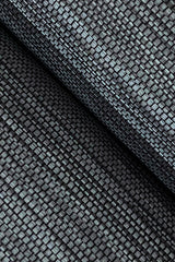 Ronald Redding Horizon Paperweave Navy Blue Wallpaper