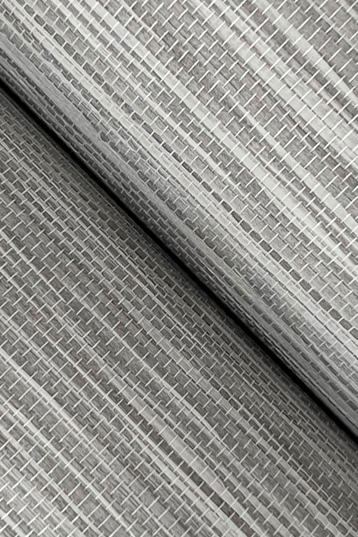 Ronald Redding Horizon Paperweave Grey Grey Wallpaper