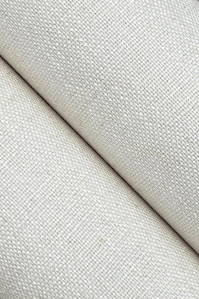 Ronald Redding Classic Linen White White Wallpaper