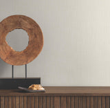 Ronald Redding Classic Linen White White Wallpaper