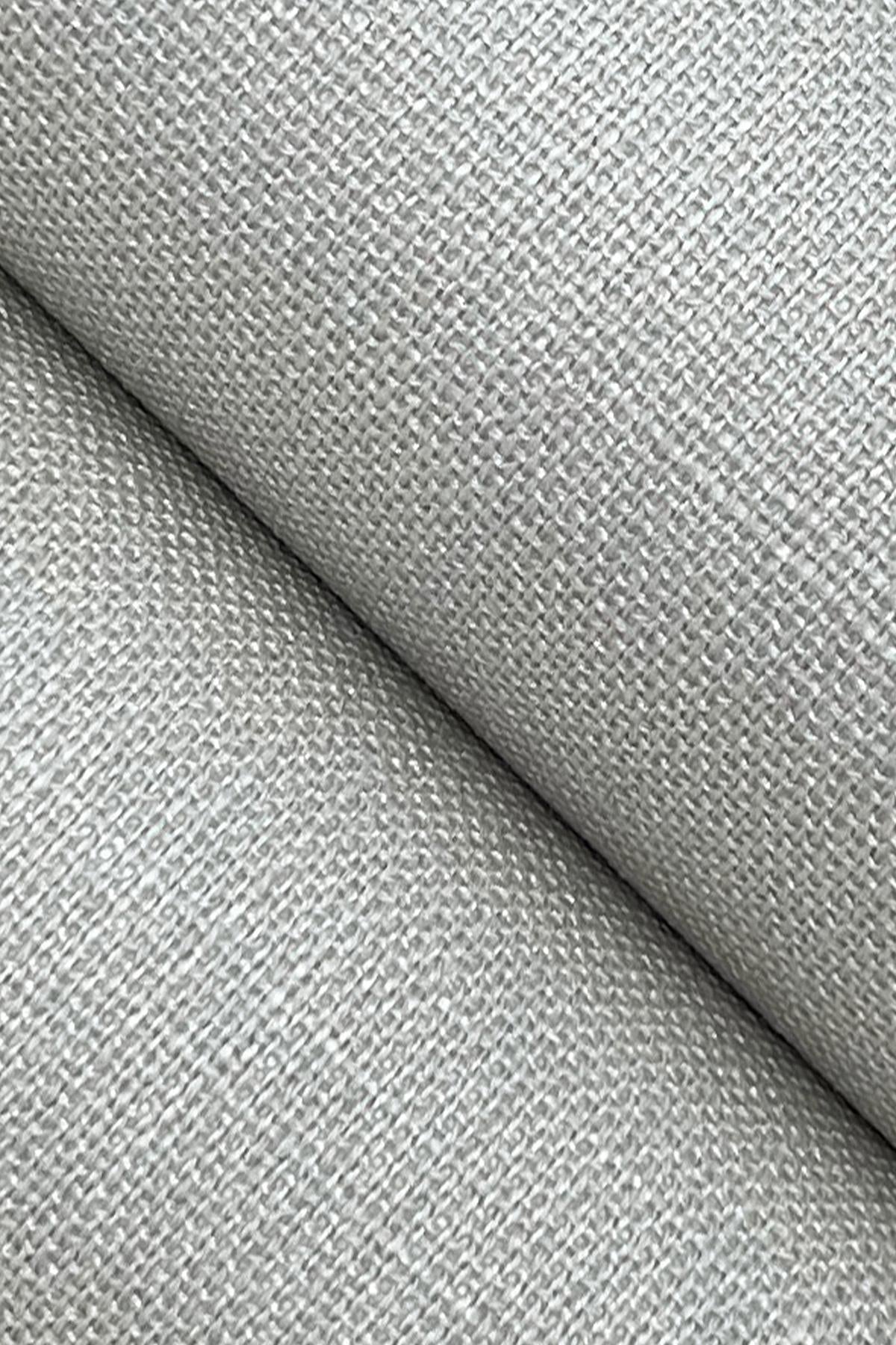 Ronald Redding Classic Linen Grey Grey Wallpaper