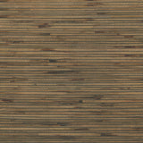 Ronald Redding Hyacinth Leaf Natural Brown Wallpaper