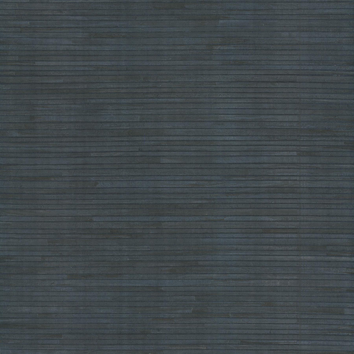 Ronald Redding Hyacinth Leaf Navy Black Wallpaper