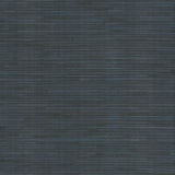 Ronald Redding Hyacinth Leaf Navy Black Wallpaper