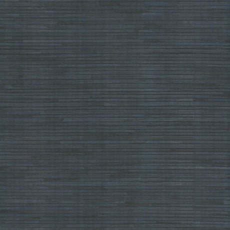 Ronald Redding Hyacinth Leaf Navy Black Wallpaper