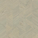 Ronald Redding Interlocking Wood Moss Green Wallpaper