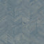 Ronald Redding Interlocking Wood Ocean Blue Wallpaper