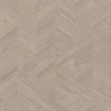 Ronald Redding Interlocking Wood Taupe Brown Wallpaper