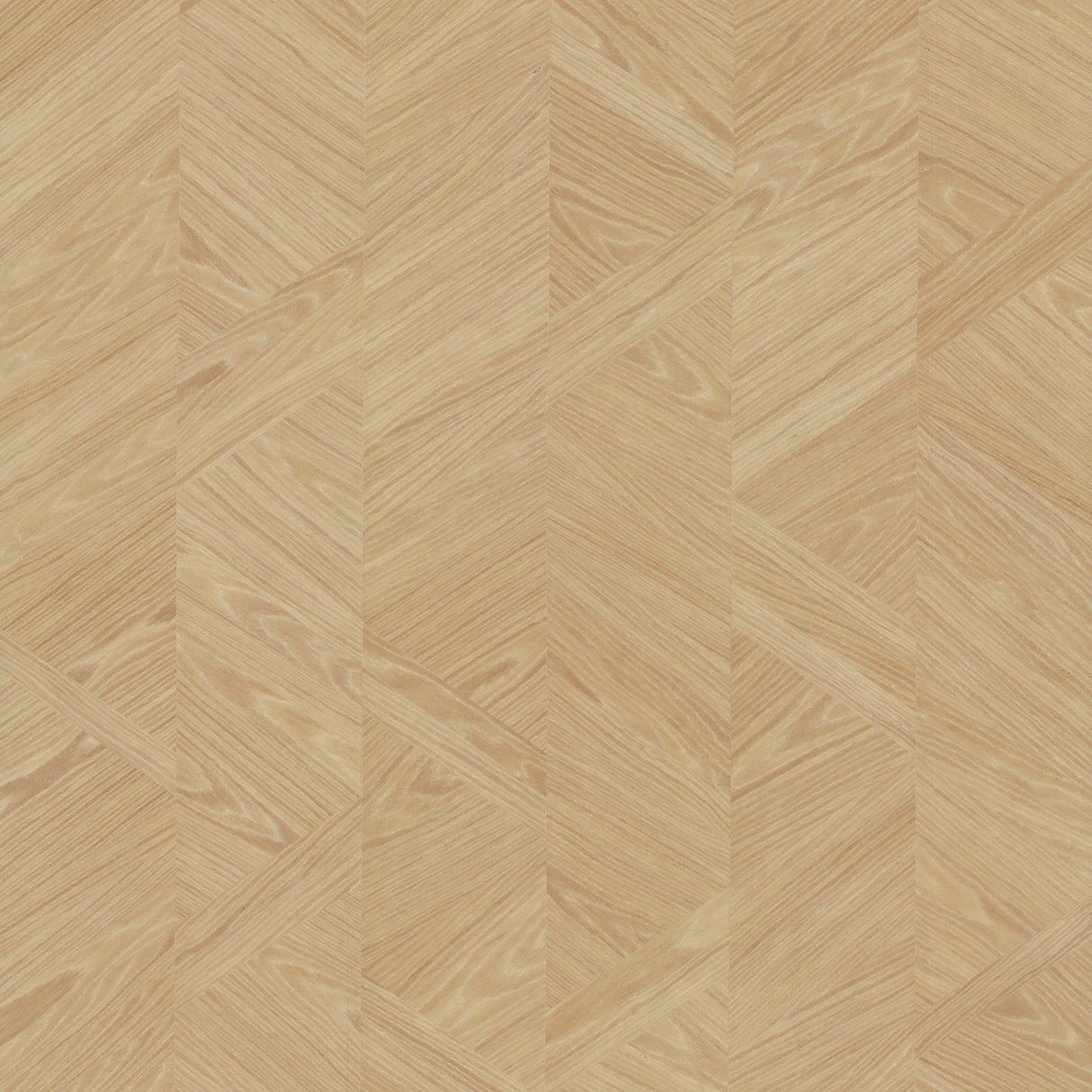 Ronald Redding Interlocking Wood Oak Beige Wallpaper