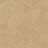 Ronald Redding Interlocking Wood Oak Beige Wallpaper