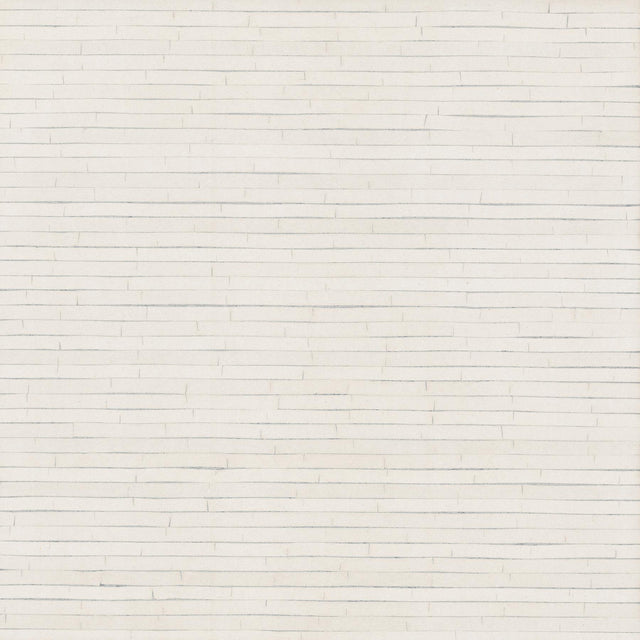 Ronald Redding Handcrafted Shimmering Paper White White Wallpaper