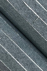 Ronald Redding Handcrafted Shimmering Paper Denim Blue Wallpaper