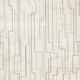 Ronald Redding Inlay Line White White Wallpaper