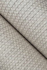 Ronald Redding Wicker Work Taupe Brown Wallpaper