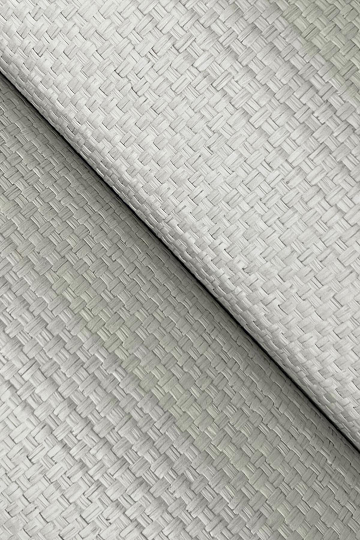Ronald Redding Wicker Work Grey Grey Wallpaper