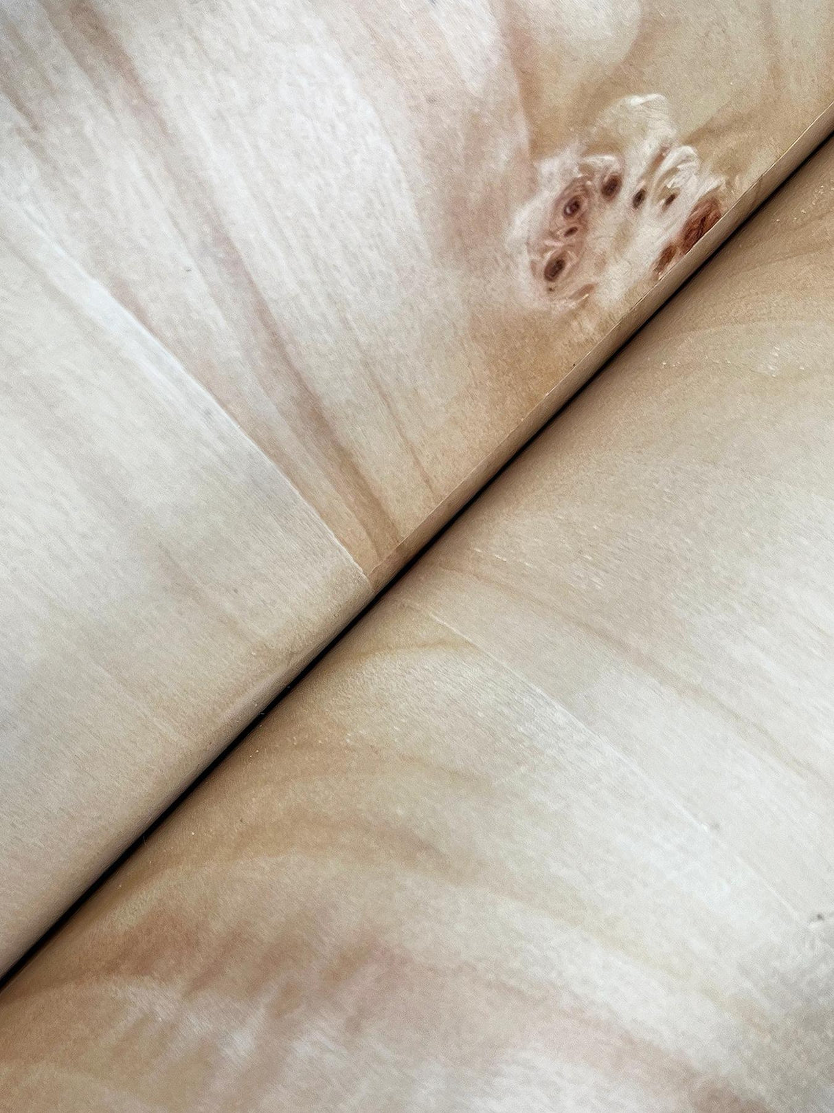 Ronald Redding Burlwood Natural Beige Wallpaper