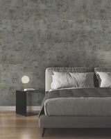 Ronald Redding Burlwood Smoke Grey Wallpaper