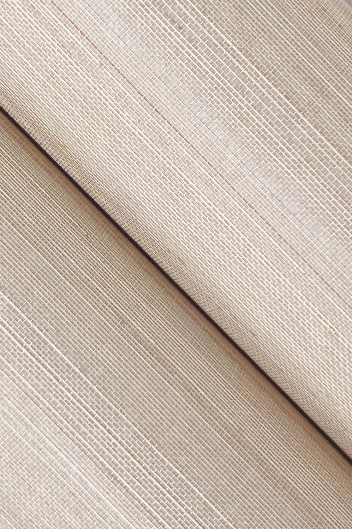 Ronald Redding Modern Abaca Dune Beige Wallpaper