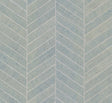 Ronald Redding Atelier Herringbone Lagoon Grey Wallpaper