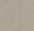 Ronald Redding Atelier Herringbone Linen Brown Wallpaper