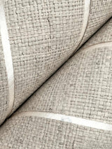 Ronald Redding Atelier Herringbone Linen Brown Wallpaper
