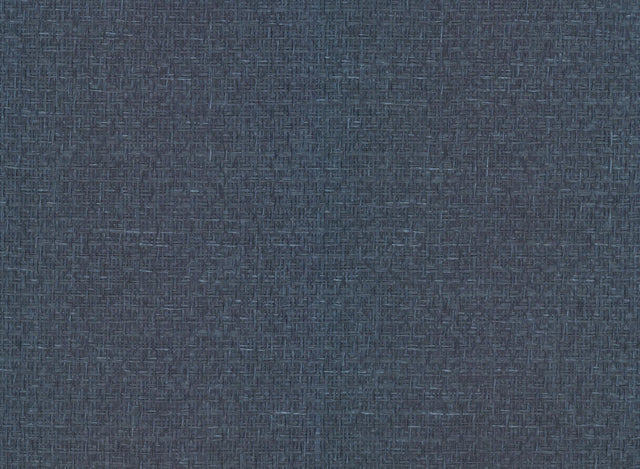 Ronald Redding Tatami Weave Navy Blue Wallpaper