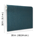 York Wallcoverings Berwick Indigo Blue Wallpaper
