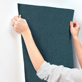 York Wallcoverings Berwick Indigo Blue Wallpaper