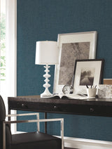 York Wallcoverings Berwick Indigo Blue Wallpaper
