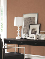 York Wallcoverings Berwick Chestnut Orange Wallpaper