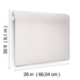 York Wallcoverings Purl One Froth White Wallpaper