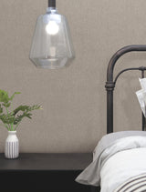 York Wallcoverings Purl One Graphite Grey Wallpaper