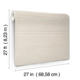 York Wallcoverings Allineate Seashell Beige Wallpaper