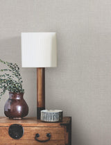 York Wallcoverings Hardy Linen Shale Grey Wallpaper